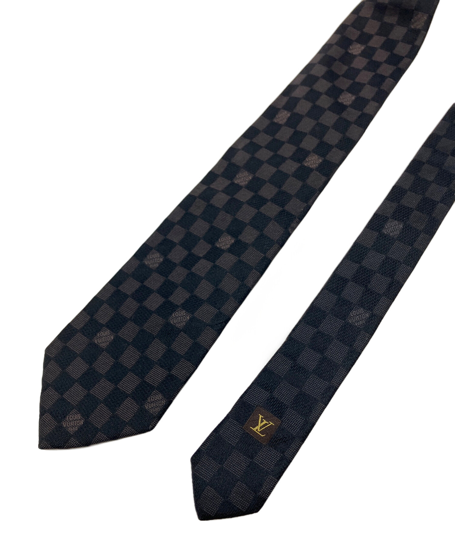 中古・古着通販】LOUIS VUITTON (ルイ ヴィトン) ネクタイ ブラック
