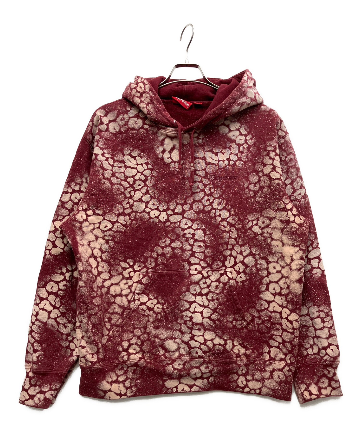 Supreme シュプリーム パーカー S 茶 【古着】【中古】【送料無料】 中古・古着通販】Supreme (シュプリーム) プルオーバーパーカー ワイン