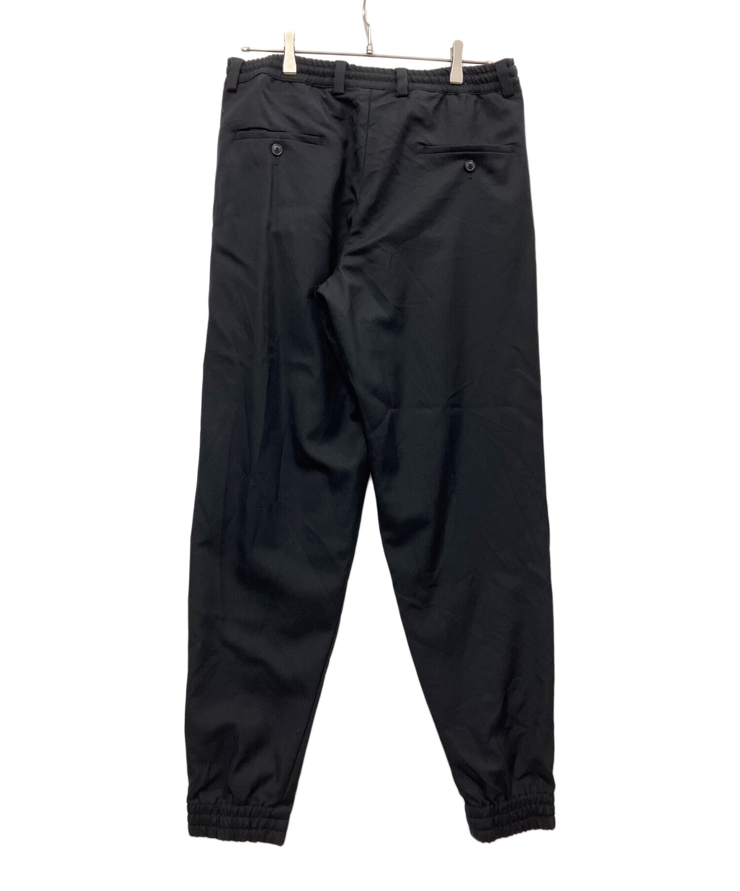 中古・古着通販】lownn (ローン) ウールパンツ ブラック サイズ:46