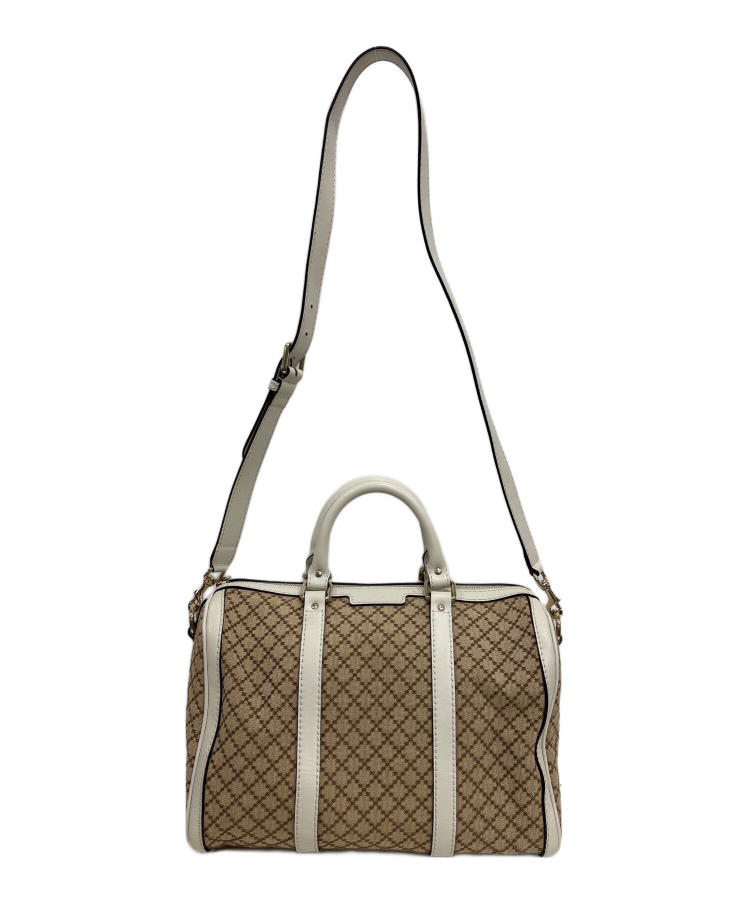 GUCCI　グッチ　ボストンバッグ ハンドバッグ　GGスプリーム　ディアマンテ 中古・古着通販】GUCCI (グッチ) ミニボストンバッグ ディアマンテ