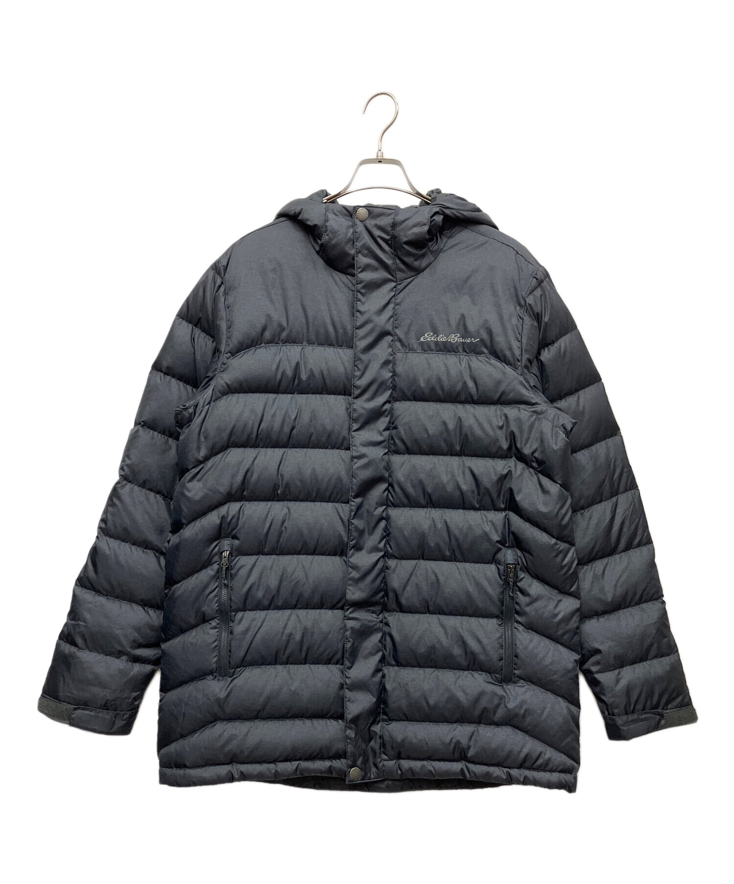 Eddie Bauer エディバウワー ダウンジャケット/ダウンベスト XL 黒 【古着】【中古】 中古・古着通販】Eddie Bauer (エディーバウアー) ダウンジャケット