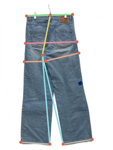 中古・古着通販】ADER error (アーダーエラー) デニムパンツ スカイ