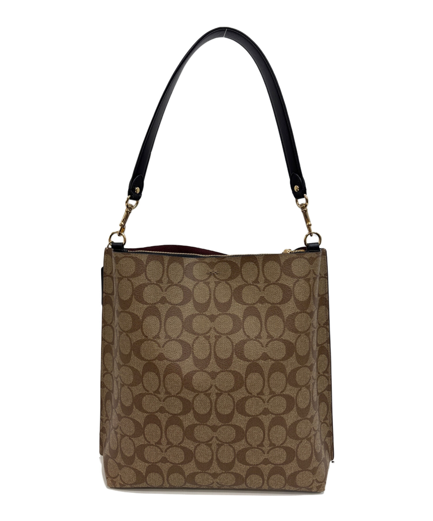中古・古着通販】COACH (コーチ) シグネチャー モリー バケットバッグ 