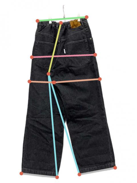 中古・古着通販】NEON SIGN (ネオンサイン) Wide denim slacks グレー 