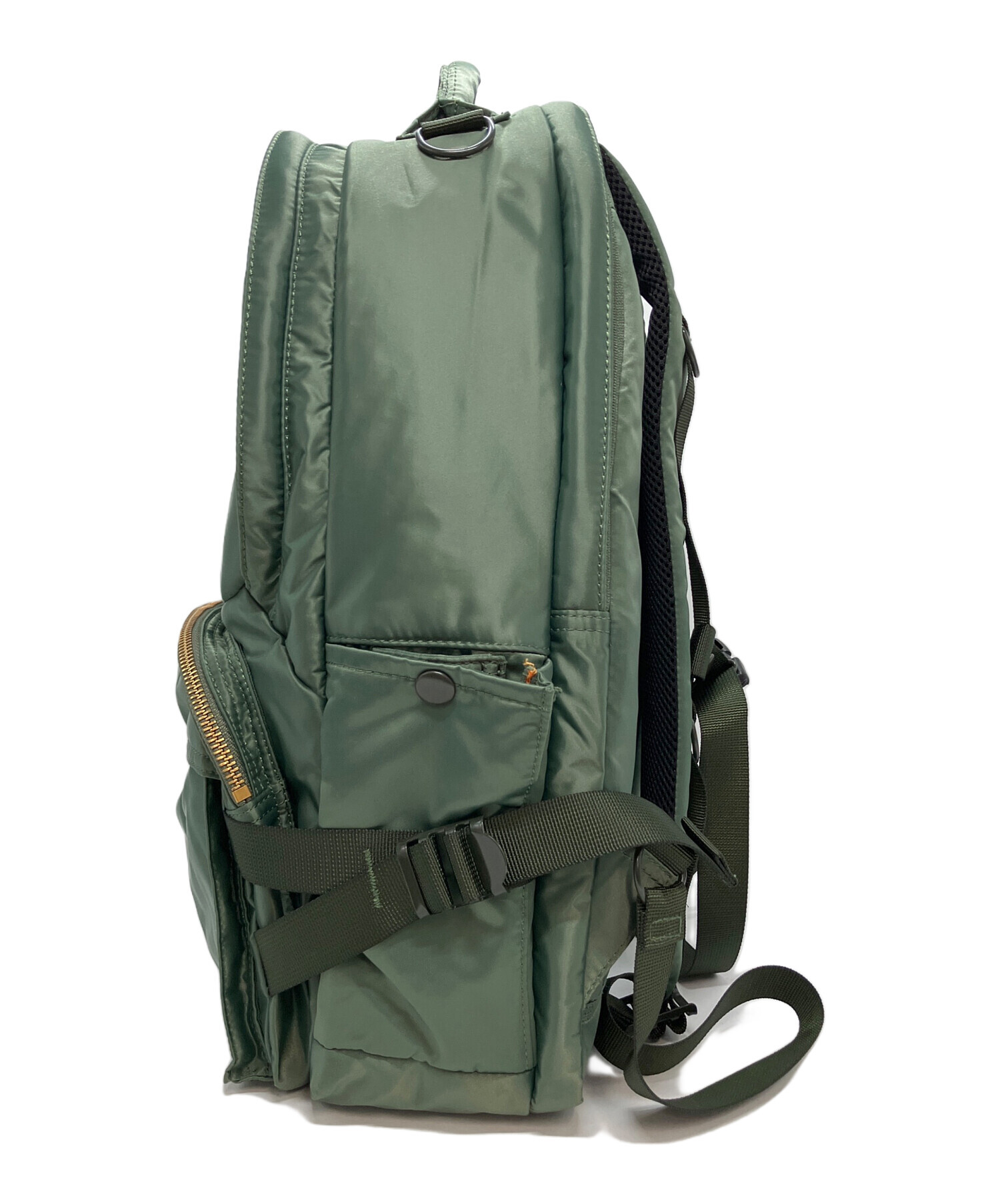中古・古着通販】PORTER (ポーター) DAYPACK(L) カーキ×オレンジ