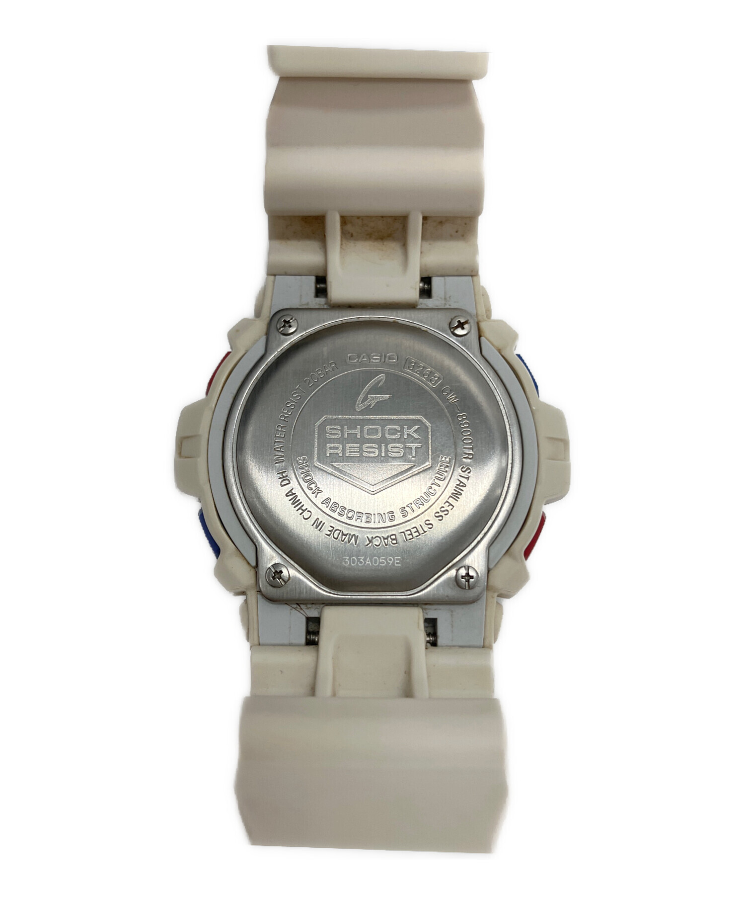 中古・古着通販】CASIO (カシオ) ソーラーホワイト・トリコロール
