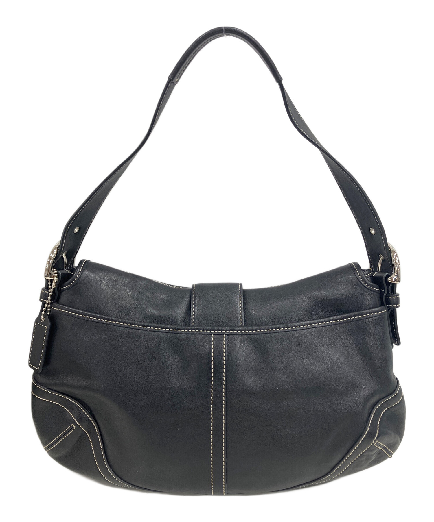 中古・古着通販】COACH (コーチ) ソーホー バックル フラップレザー 