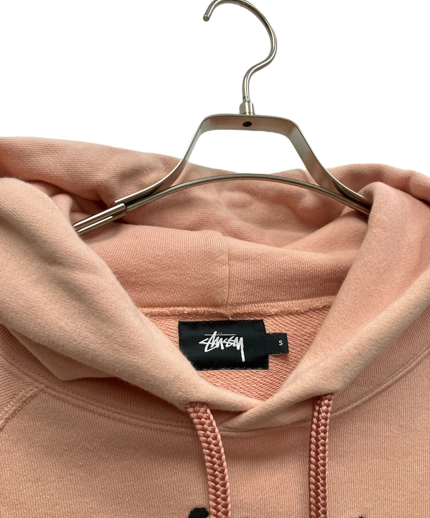 中古・古着通販】stussy (ステューシー) プルオーバーパーカー ピンク