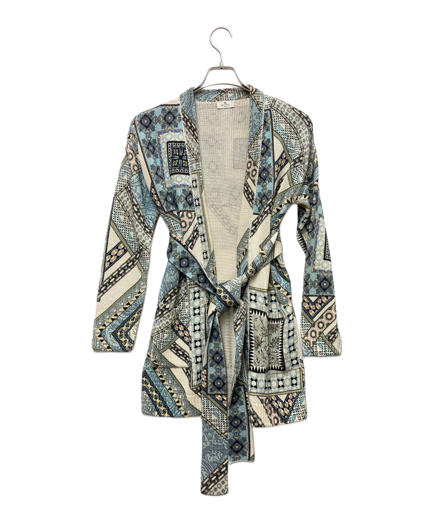 中古・古着通販】ETRO (エトロ) 厚手カーディガン マルチカラー サイズ