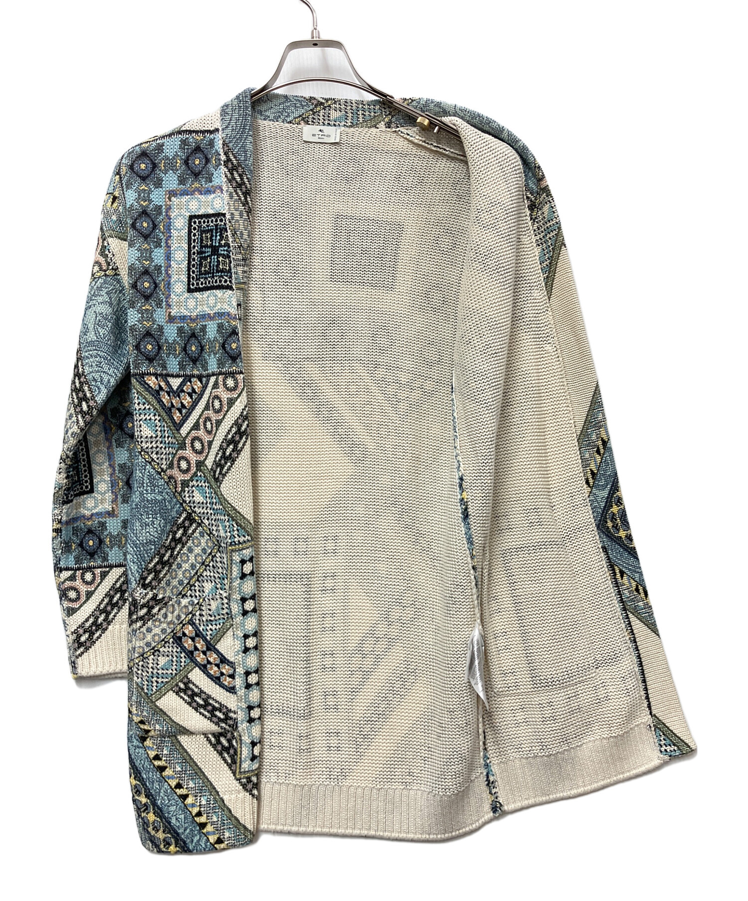 中古・古着通販】ETRO (エトロ) 厚手カーディガン マルチカラー サイズ