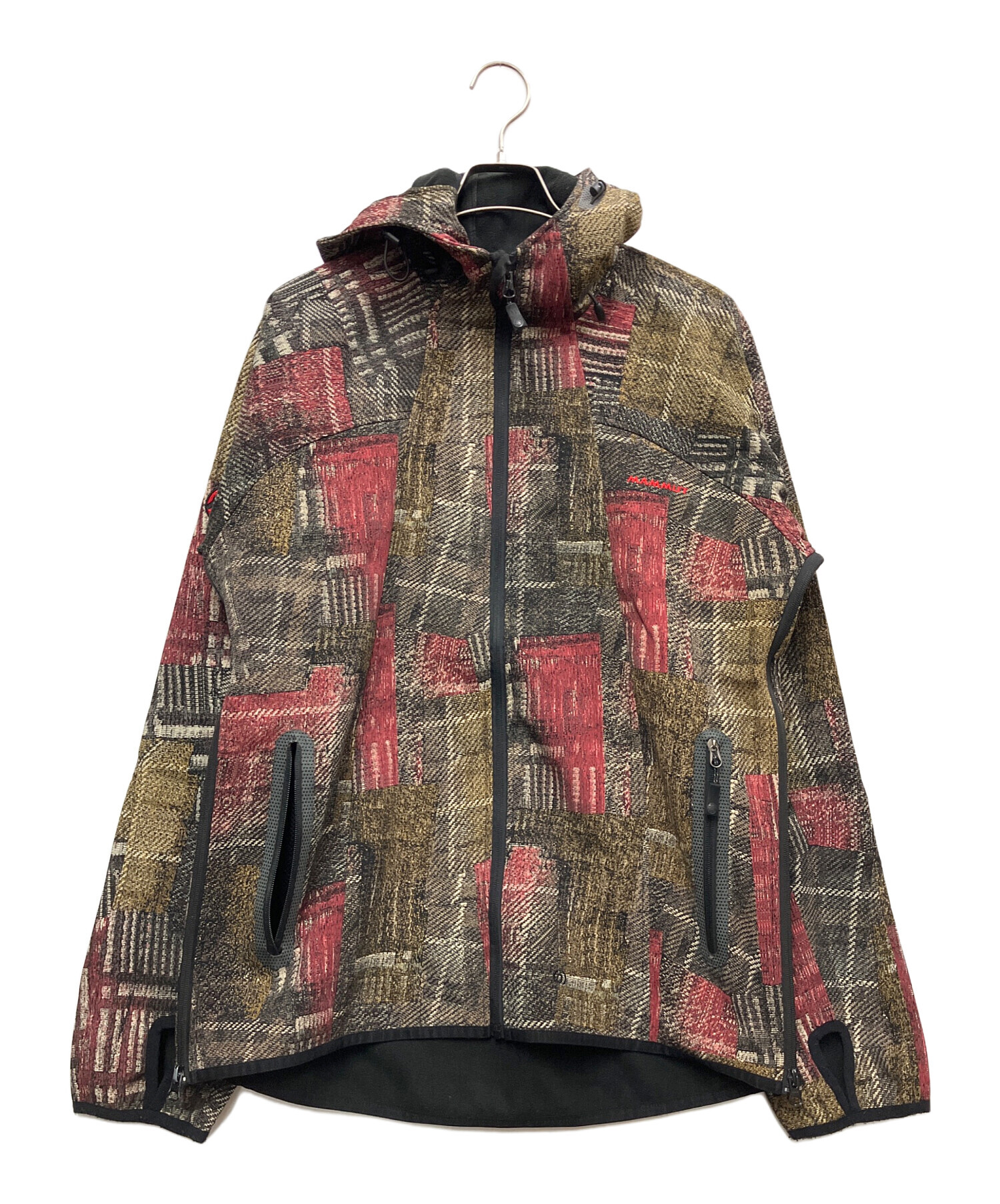 中古・古着通販】MAMMUT (マムート) 総柄ジャケット レッド×ブラウン