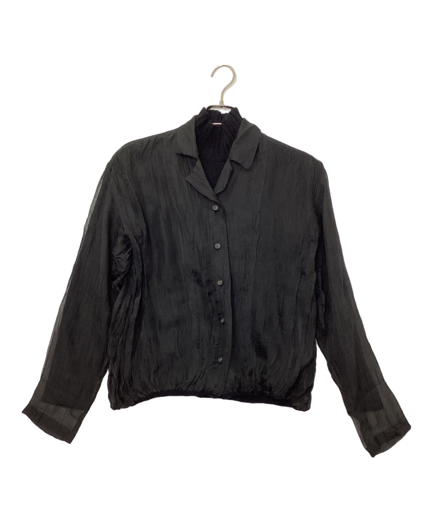 中古・古着通販】ISSEY MIYAKE (イッセイミヤケ) シワ加工ハイネック 
