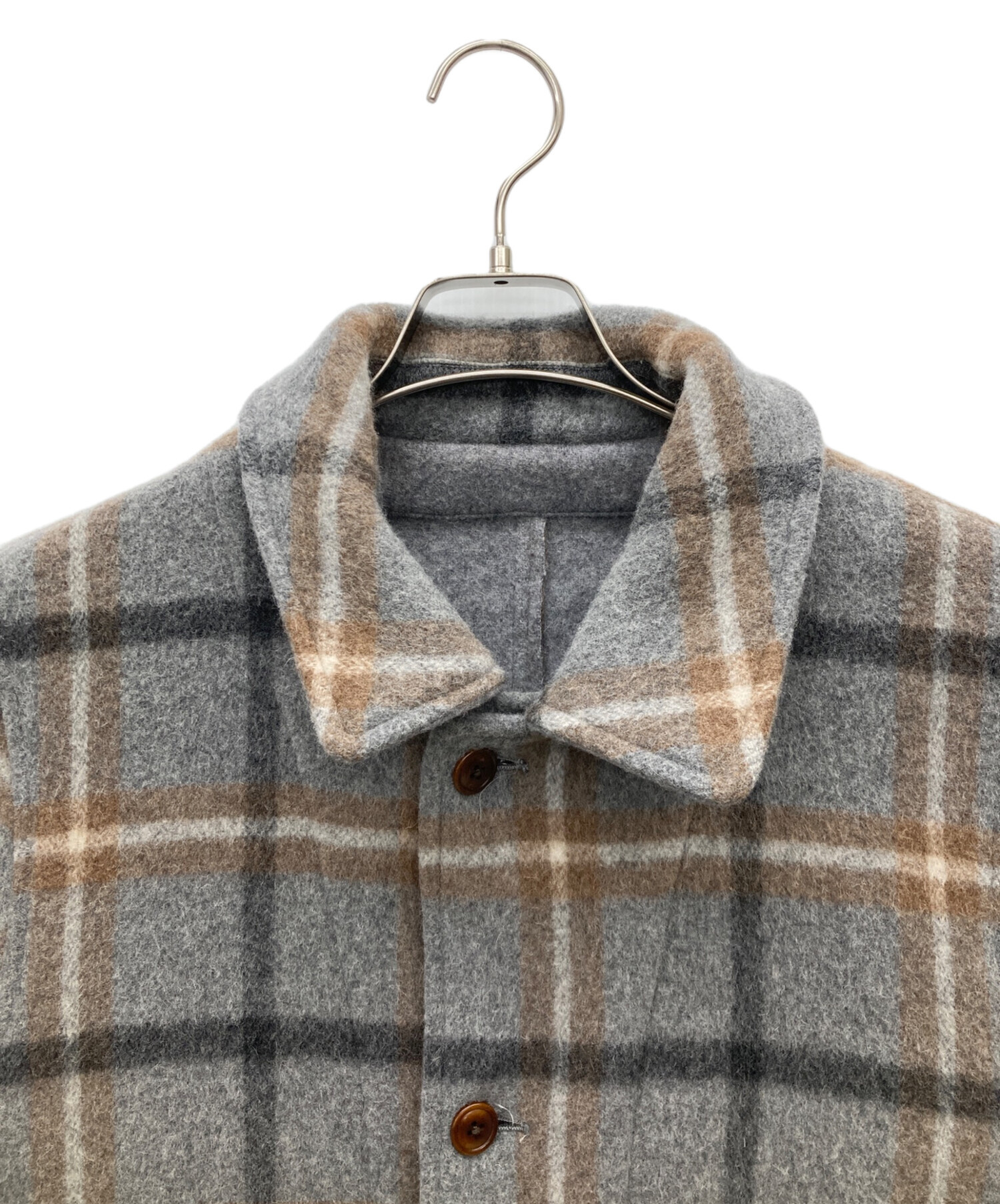 中古・古着通販】ts(s) (ティーエスエス) リバーシブルコート グレー