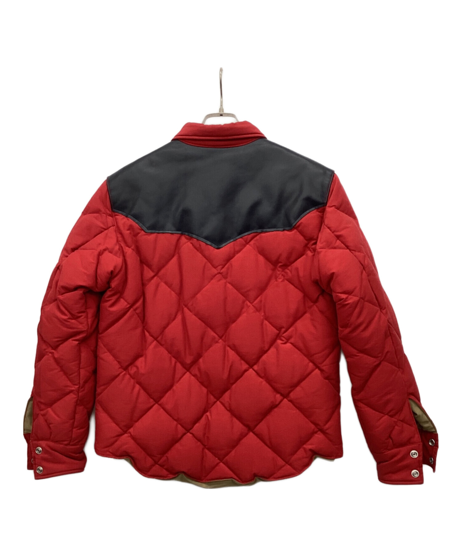 [used] sugarcane ダウンジャケット レザー M 中古・古着通販】SUGAR CANE (シュガーケーン) COTTON NYLON LEATHER