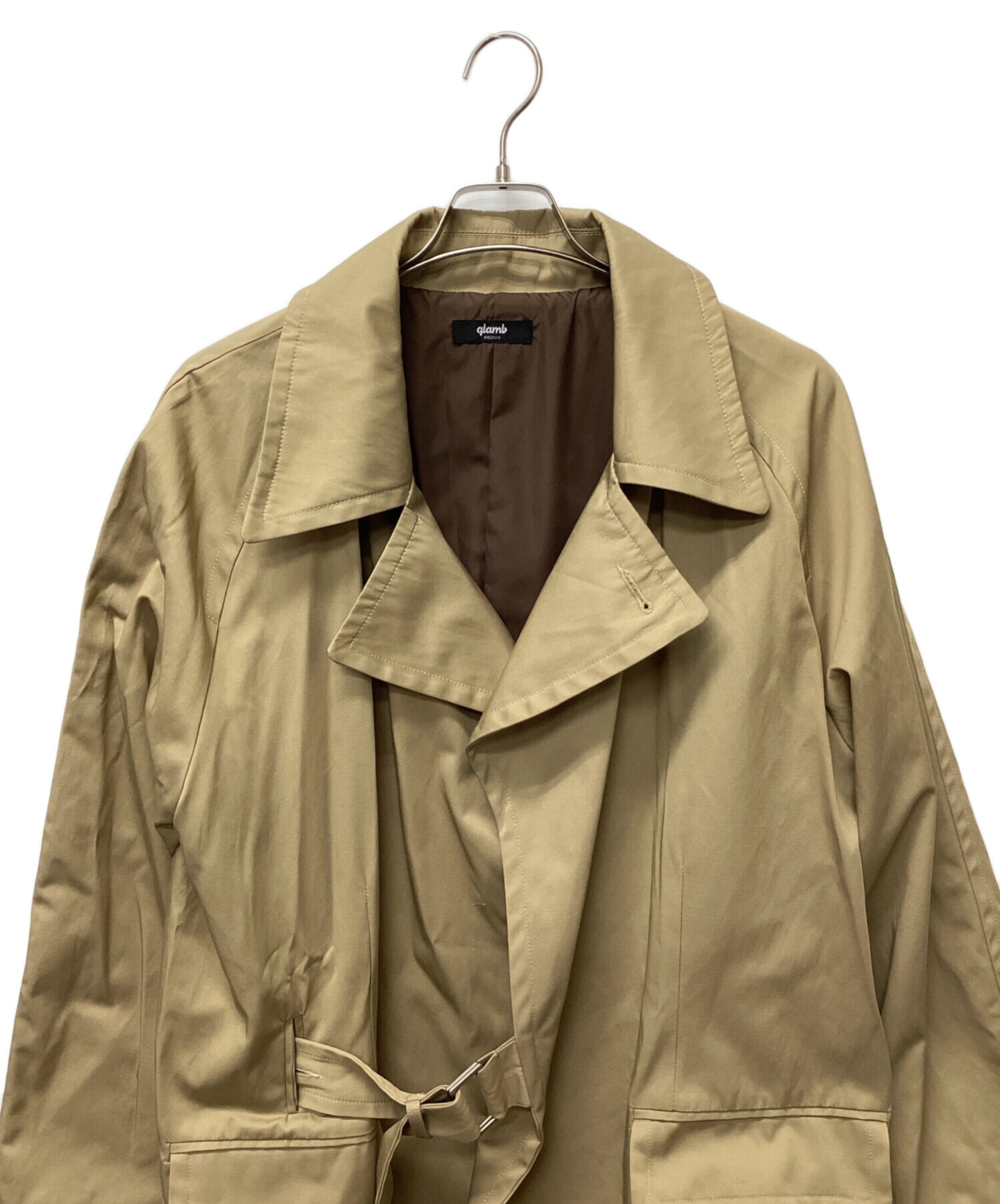 中古・古着通販】glamb (グラム) Belted Trench Coat ベージュ