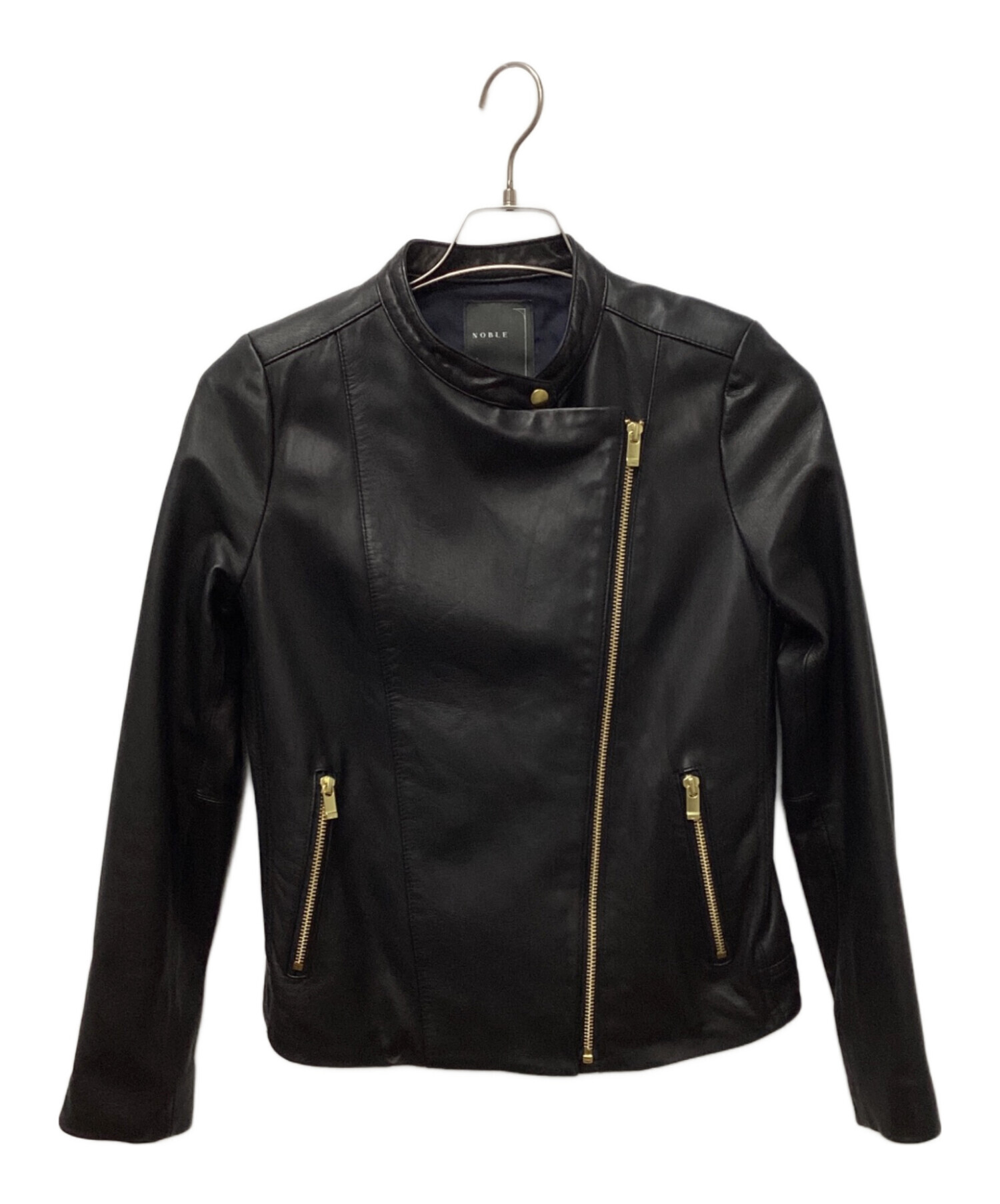 NOBLE ノーブル ソフトラムレザー ライダース ブルゾン