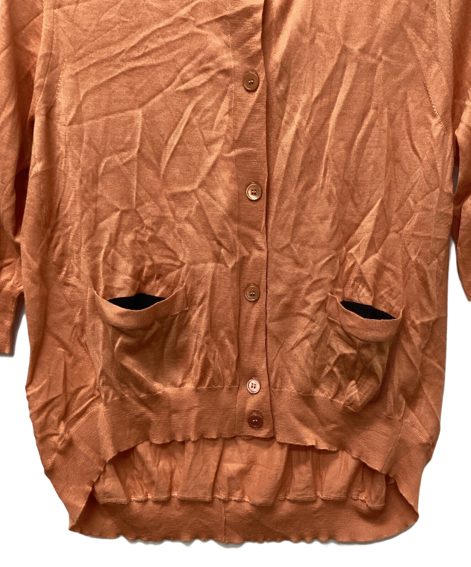 中古・古着通販】MARNI (マルニ) カシミヤカーディガン オレンジ