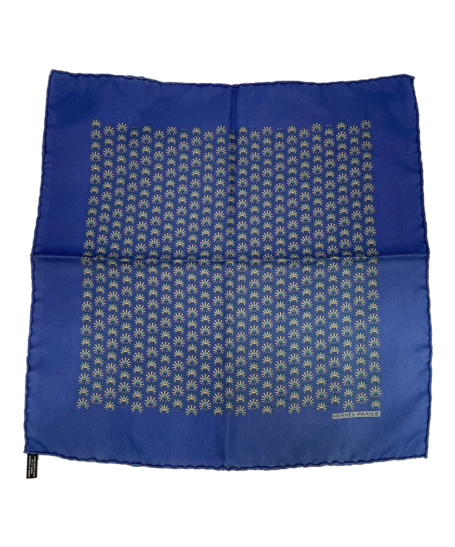 中古・古着通販】HERMES (エルメス) スカーフ ブルー｜ブランド・古着