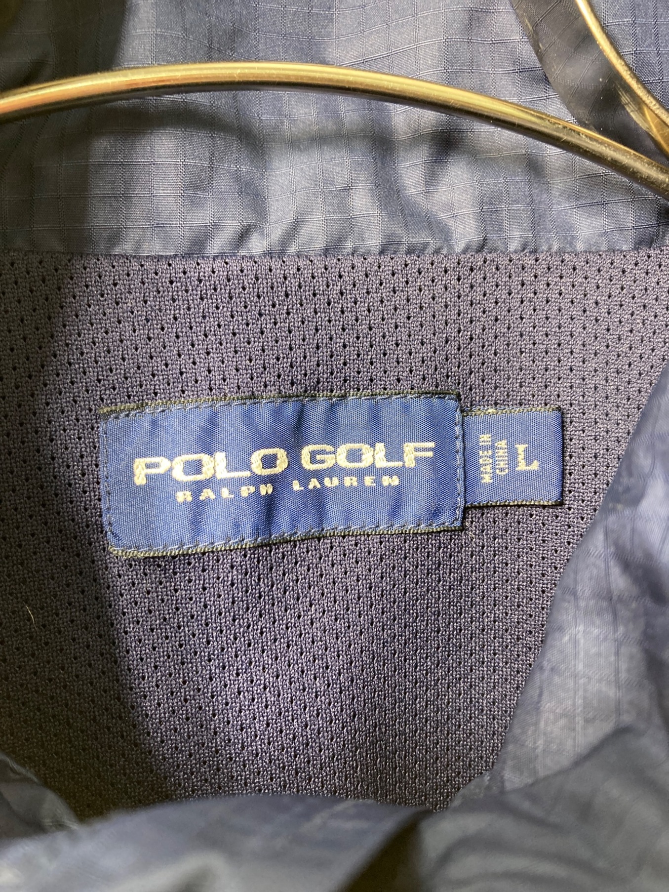 中古・古着通販】POLO GOLF (ポロ ゴルフ) ハーフジップナイロンプル