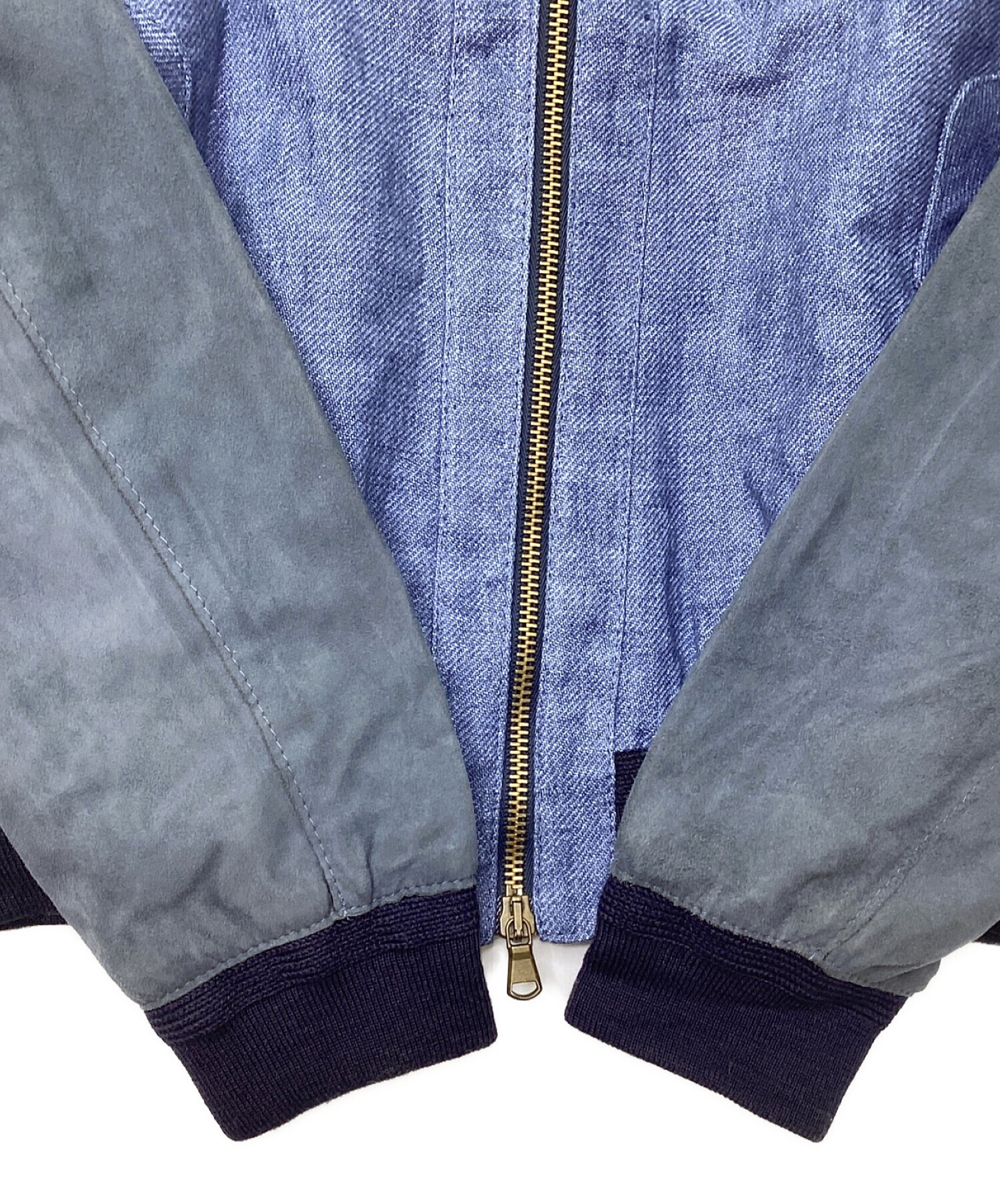 中古・古着通販】Cinquanta (チンクアンタ) ブルゾン ブルー サイズ:38