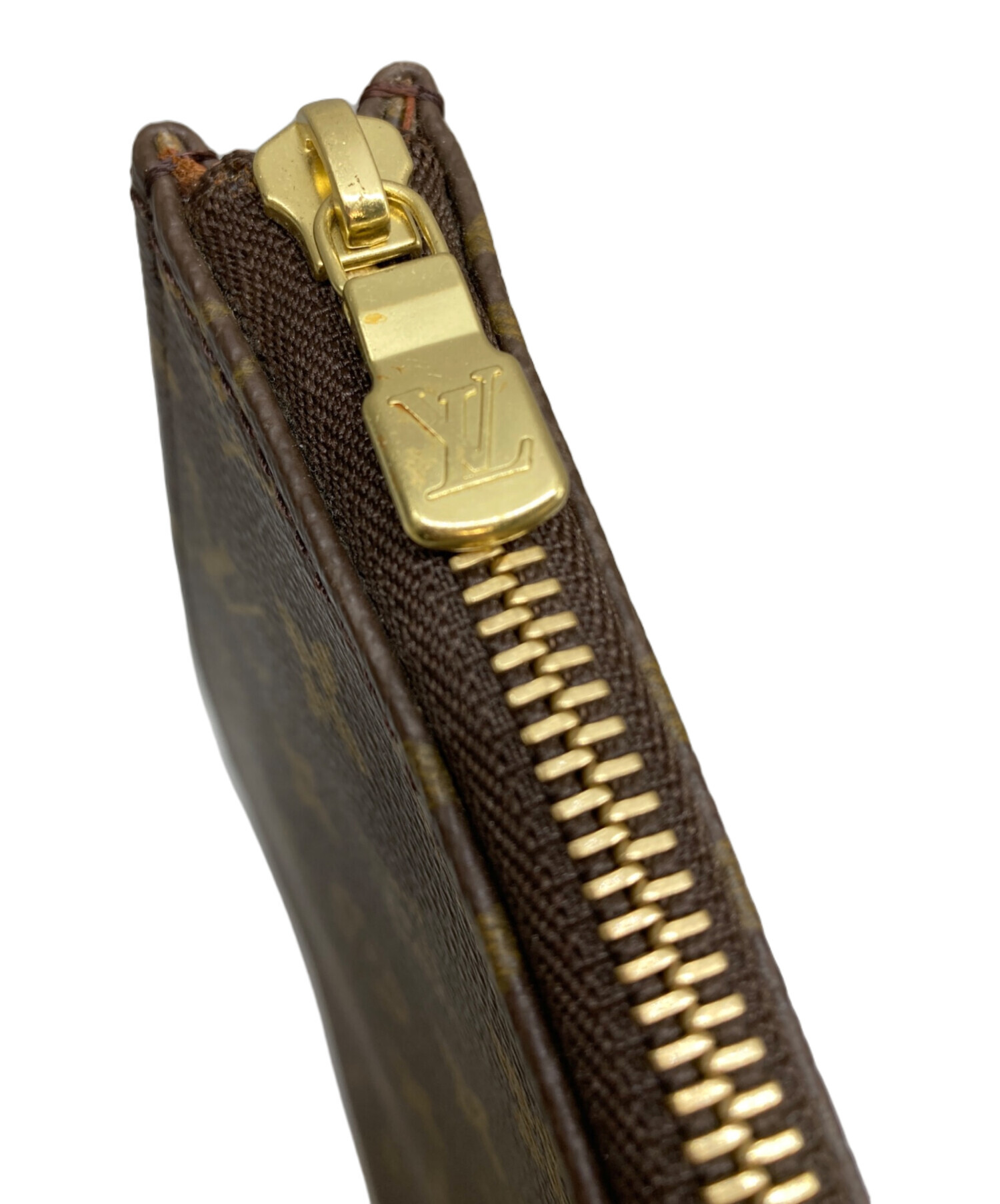 Louis Vuitton クラッチバッグ ダークブラウン 中古・古着通販】LOUIS VUITTON (ルイ ヴィトン) クラッチバッグ