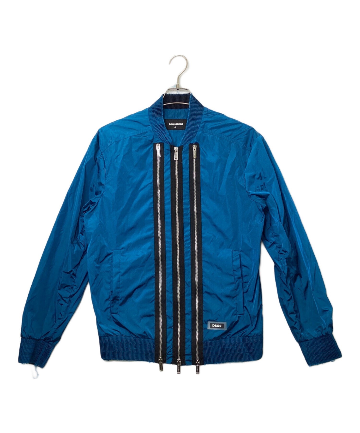 DSQUARED2 ブルー　ナイロン　ウィンドブレーカー DSQUARED2 ブルー ナイロン ウィンドブレーカー 【公式通販】