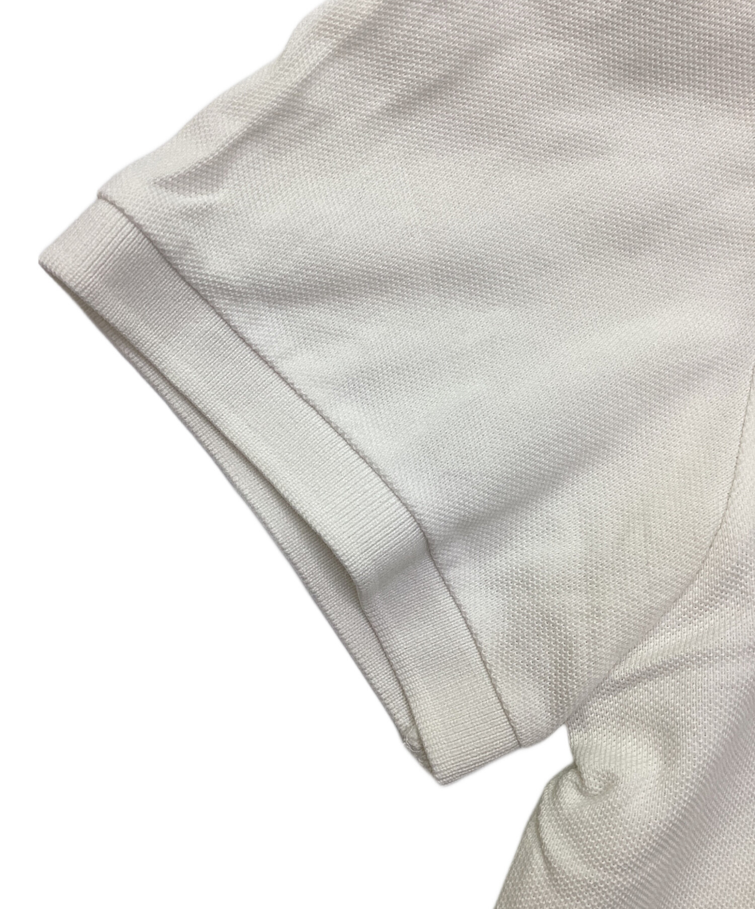 中古・古着通販】MONCLER (モンクレール) 半袖ポロシャツ ホワイト