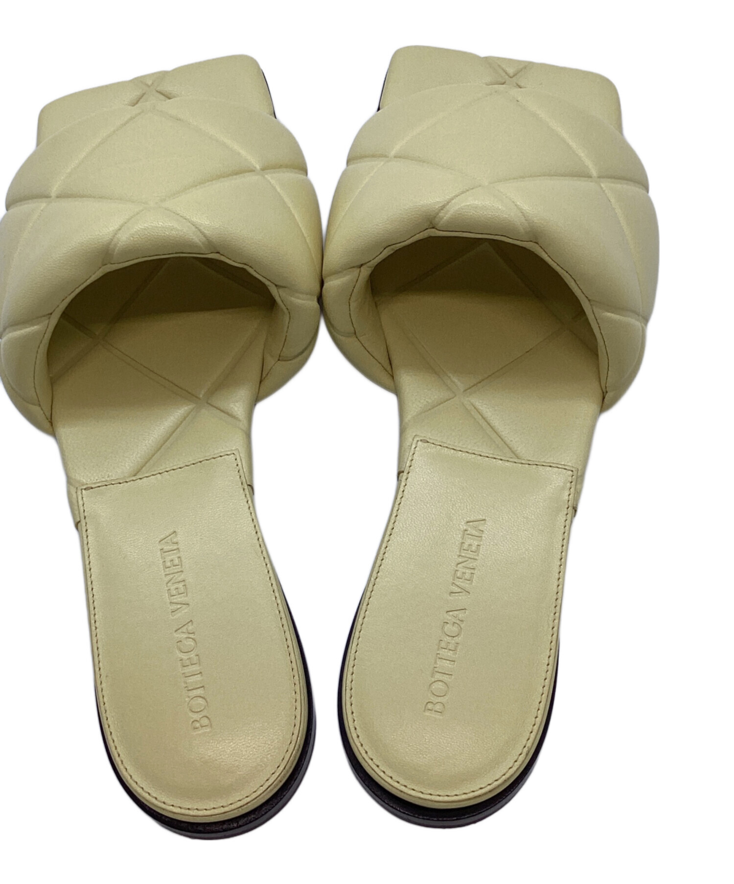 中古・古着通販】BOTTEGA VENETA (ボッテガベネタ) サンダル イエロー