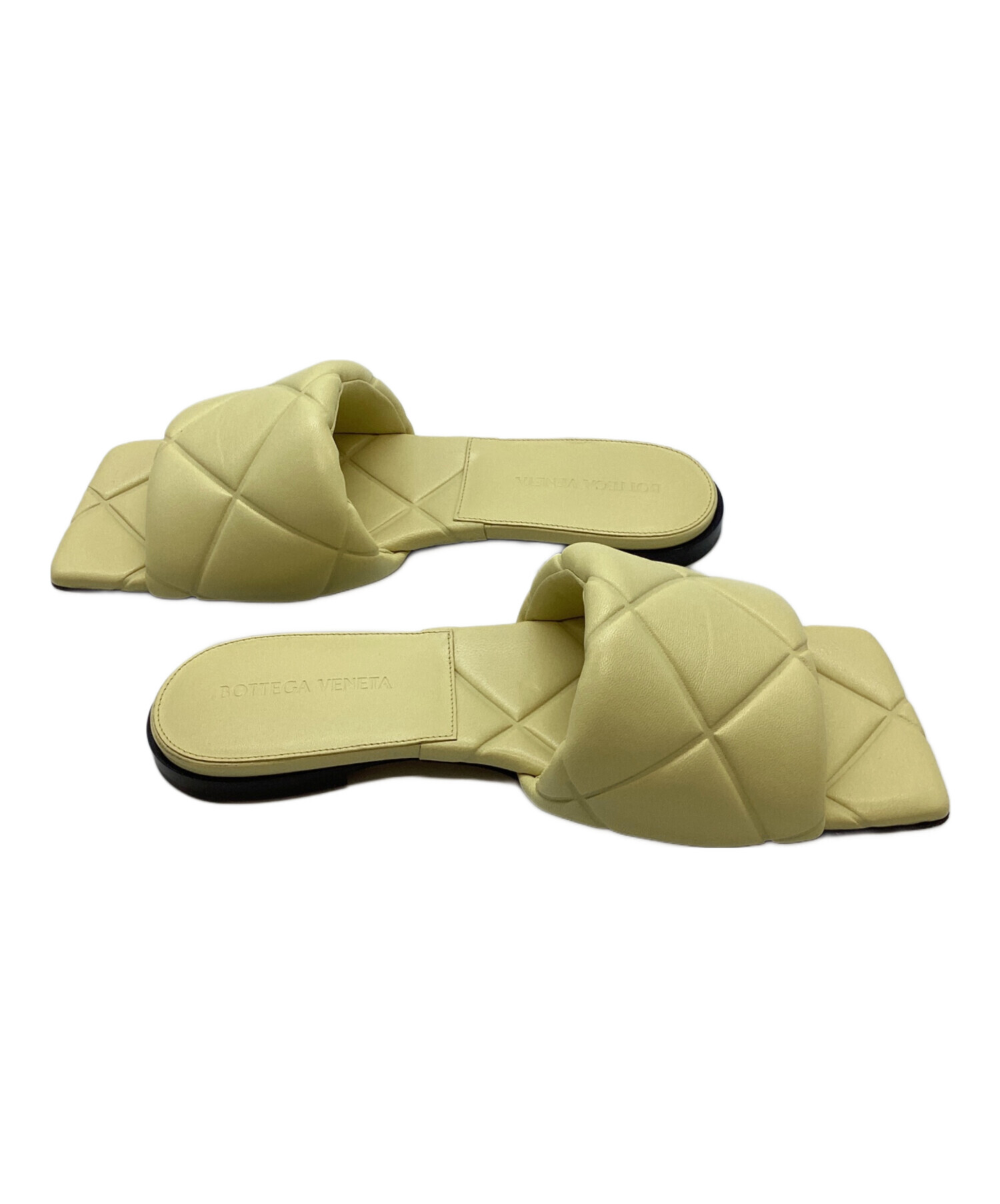 中古・古着通販】BOTTEGA VENETA (ボッテガベネタ) サンダル イエロー