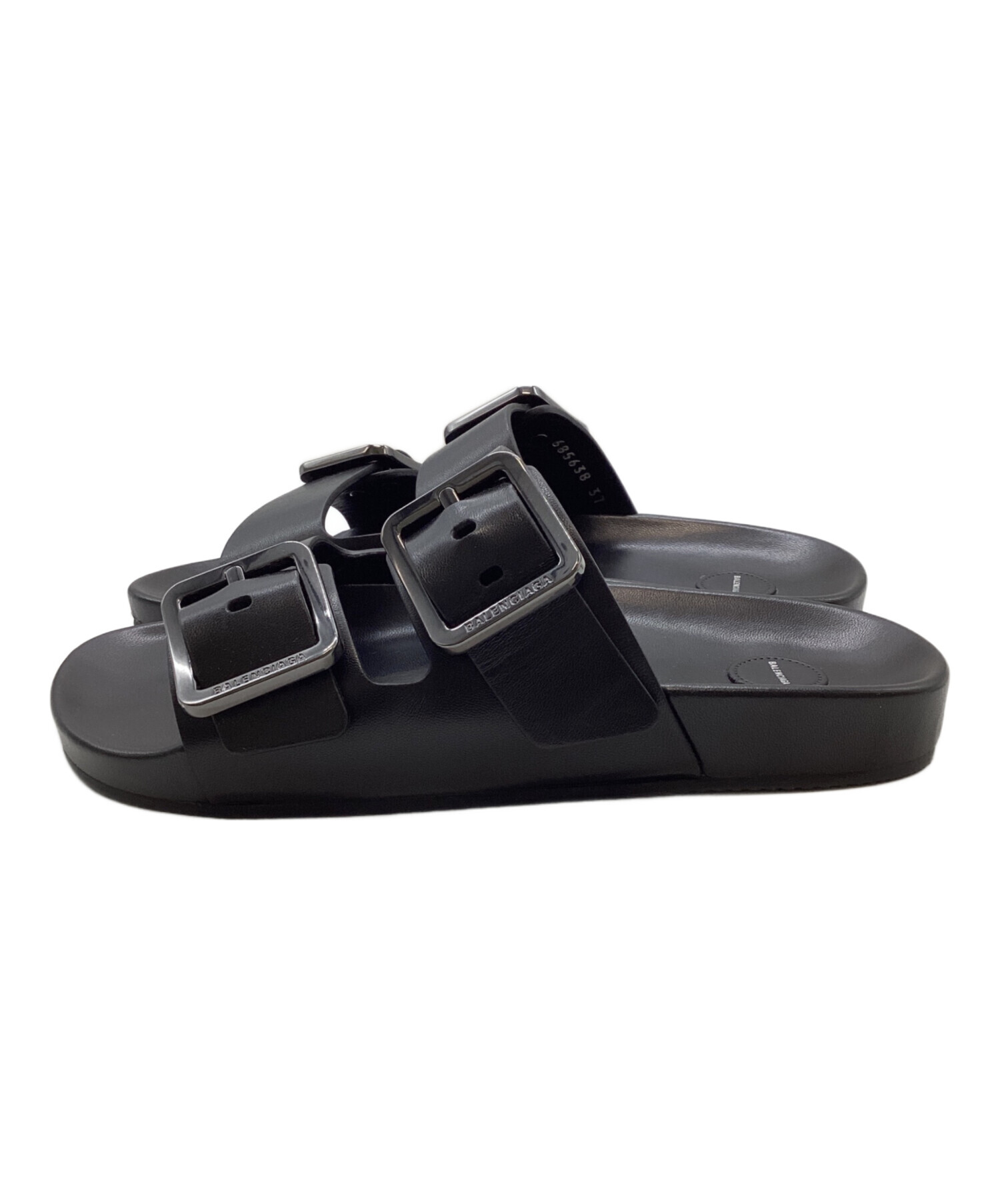 バレンシアガ　サンダル　41 未使用 BALENCIAGA - BALENCIAGA バレンシアガ サンダル 41(26cm位) 白 【古着