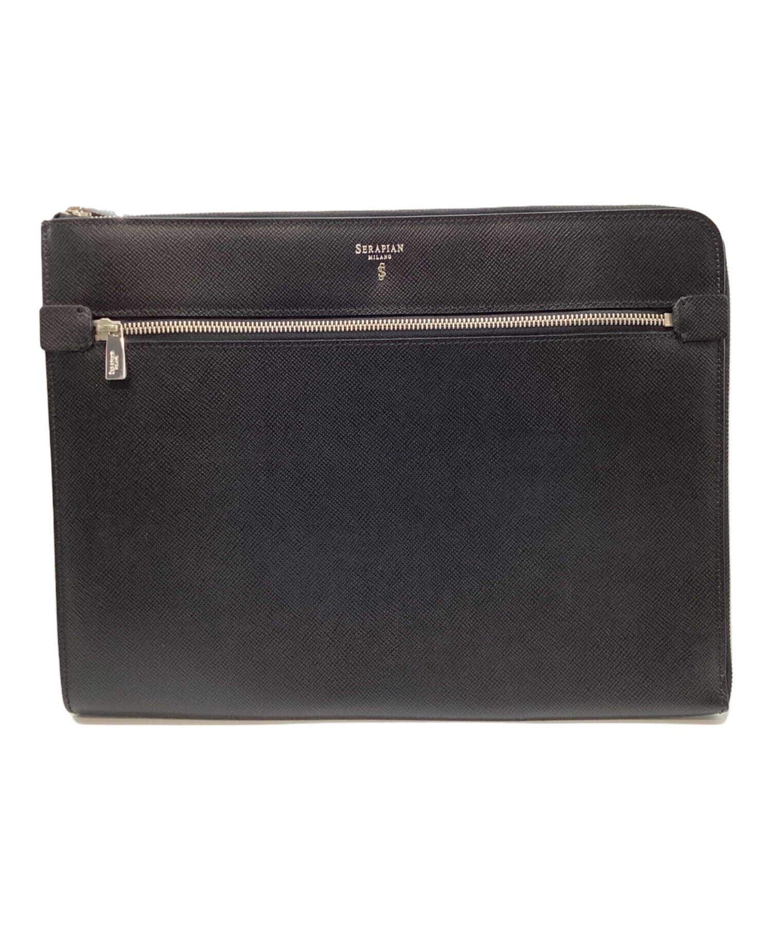 中古・古着通販】SERAPIAN (セラピアン) クラッチバッグ ブラック