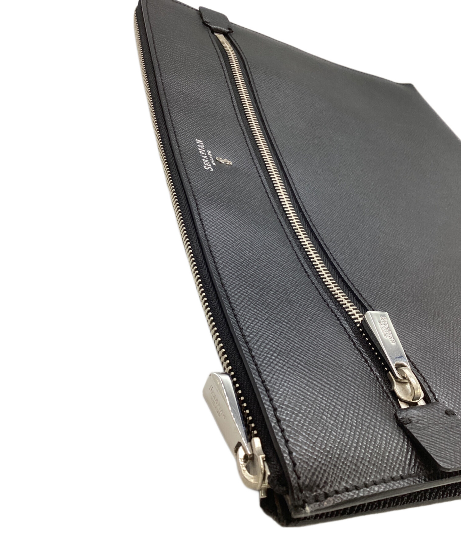 中古・古着通販】SERAPIAN (セラピアン) クラッチバッグ ブラック