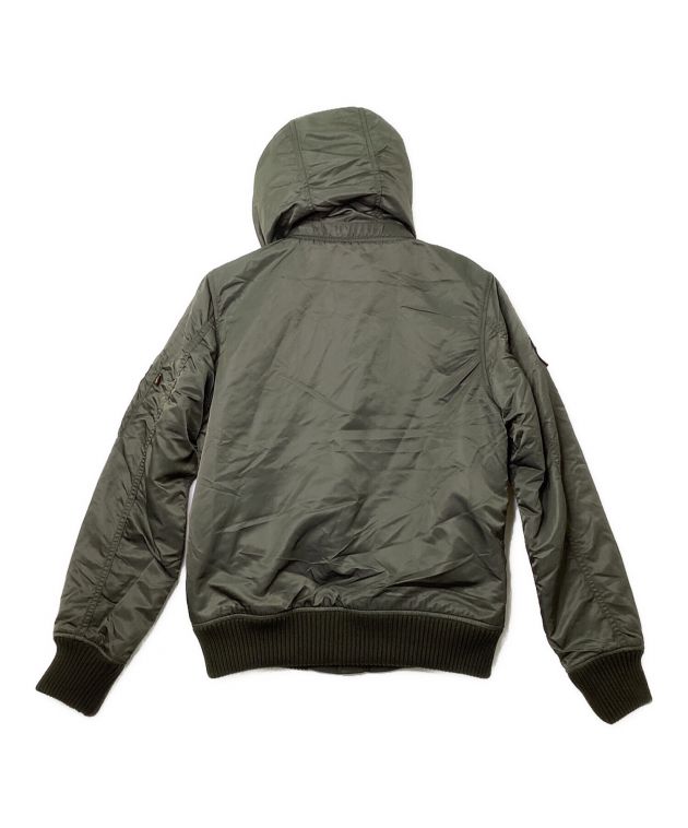 中古・古着通販】ALPHA (アルファ) ナイロンジャケット オリーブ