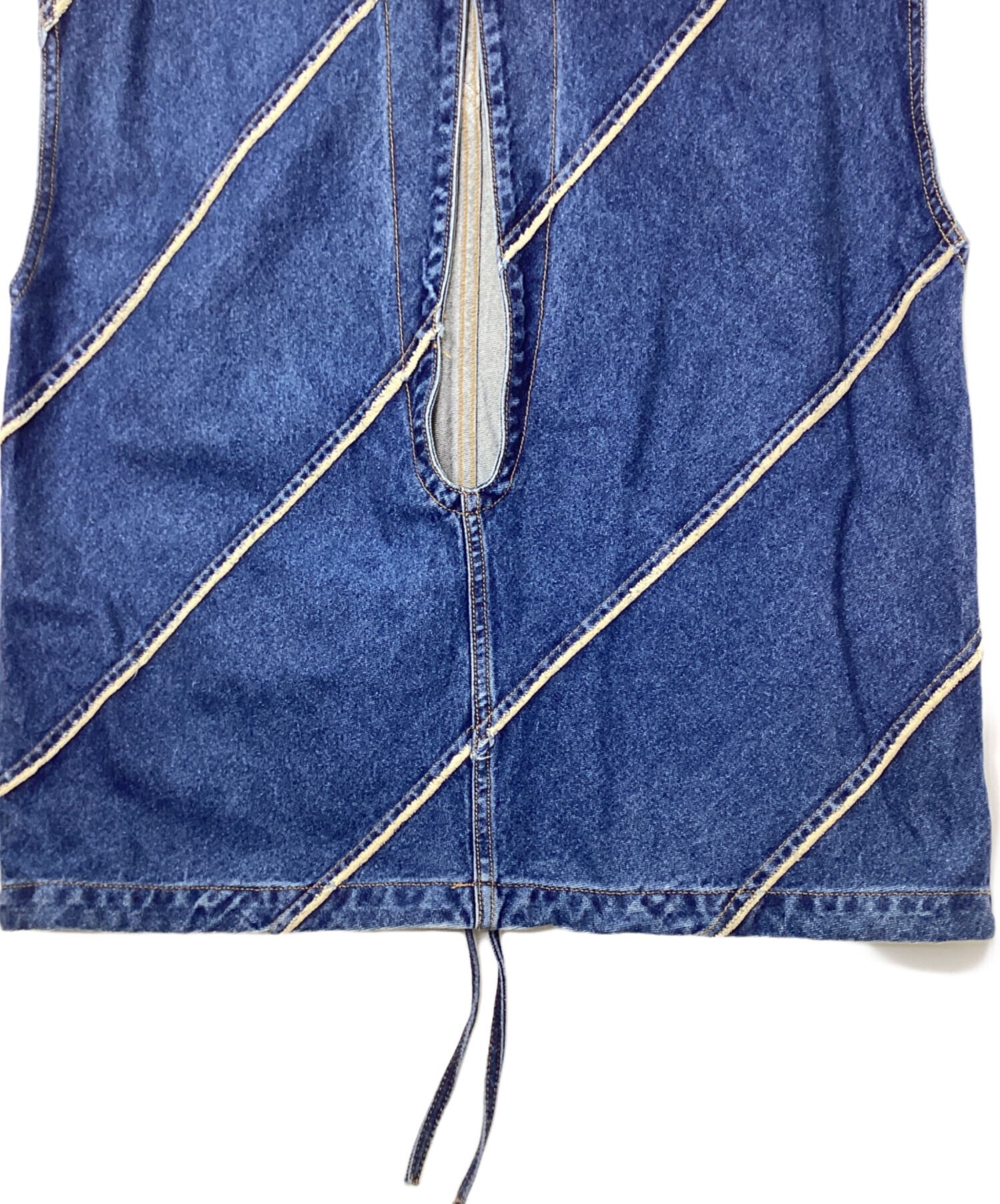 中古・古着通販】PERVERZE (パーバーズ) デニムジャンパーベスト