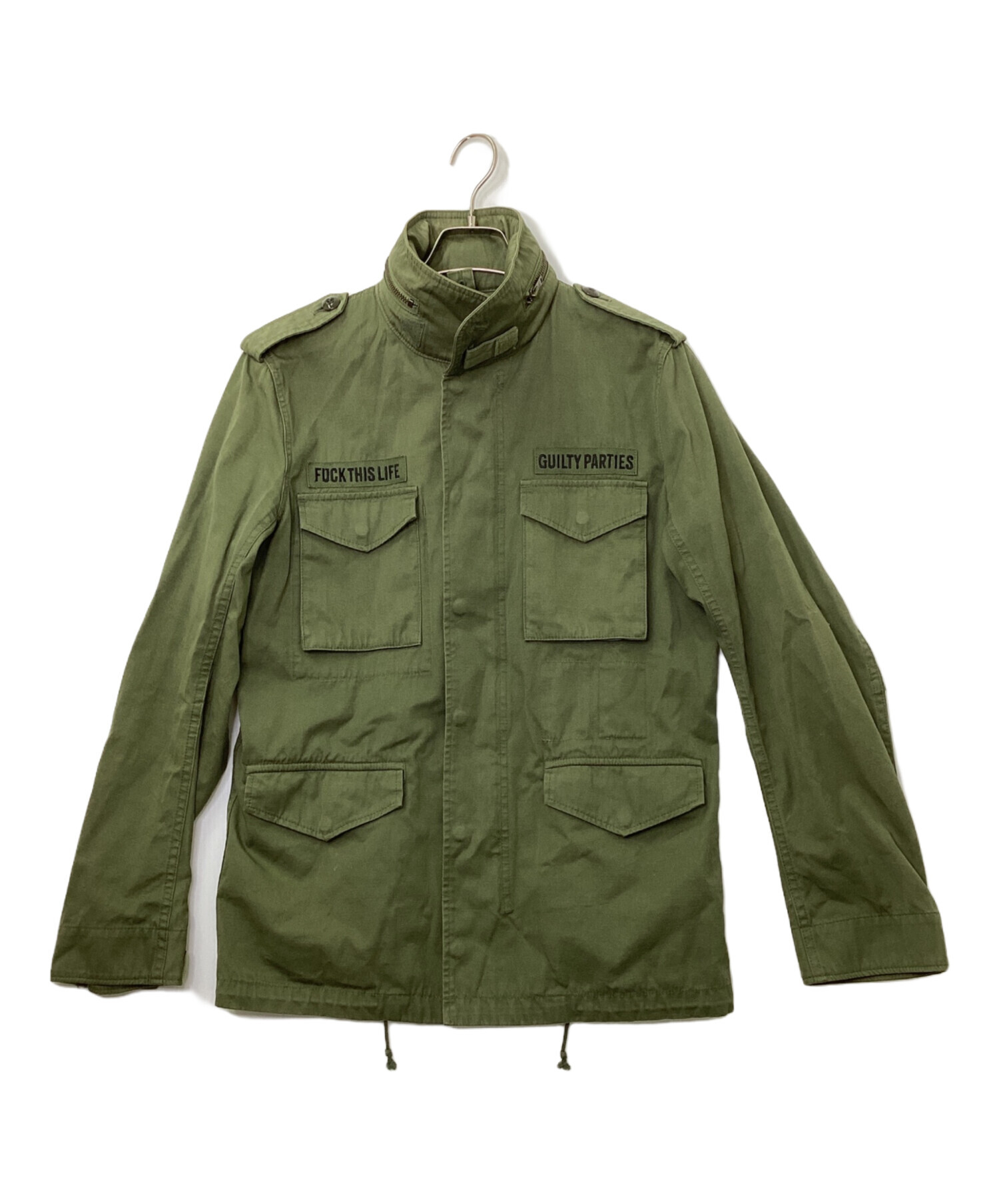 Wacko Maria ミリタリージャケット オリーブグリーン 中古・古着通販】WACKO MARIA (ワコマリア) 内スカルミリタリー