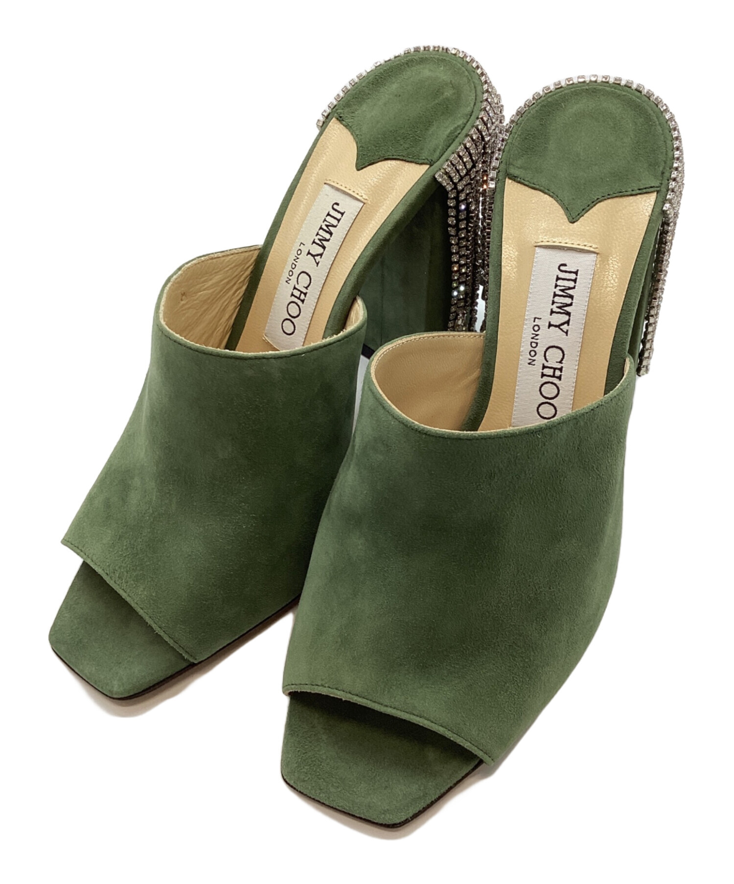 中古・古着通販】JIMMY CHOO (ジミーチュウ) スウェードパンプス