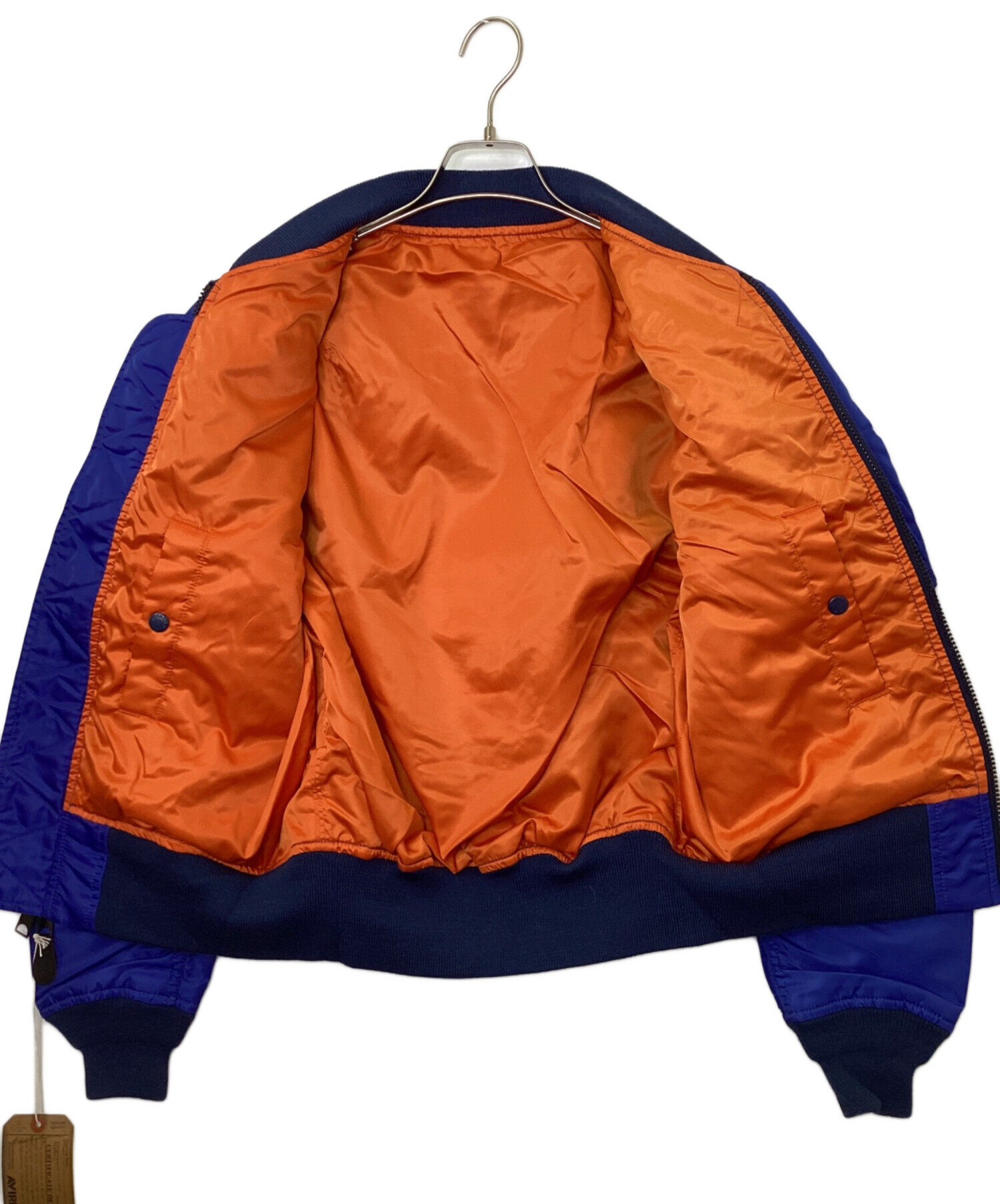 中古・古着通販】AVIREX (アヴィレックス) MA-1ジャケット ブルー