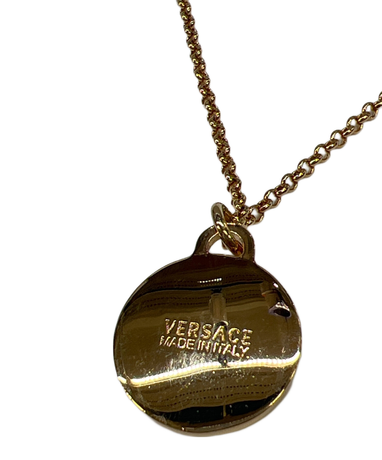 ❗新品❗VERSACE ゴールドロゴネックレス VERSACE ヴェルサーチ ロゴ