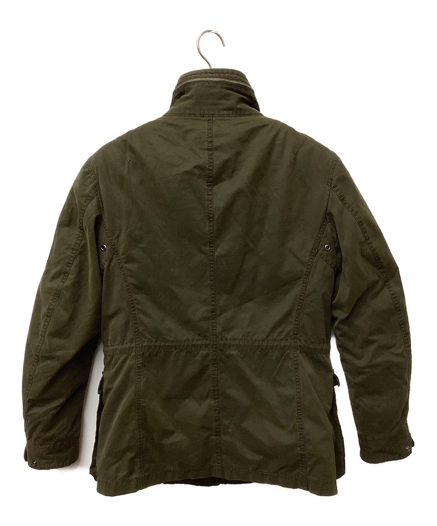 【値下げ】SAGE DE CRET ミリタリージャケット オリーブ SAGE DE CRET｜バックサテンミリタリージャケット