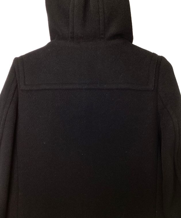 中古・古着通販】HYKE (ハイク) ダッフルコート ブラック×ホワイト