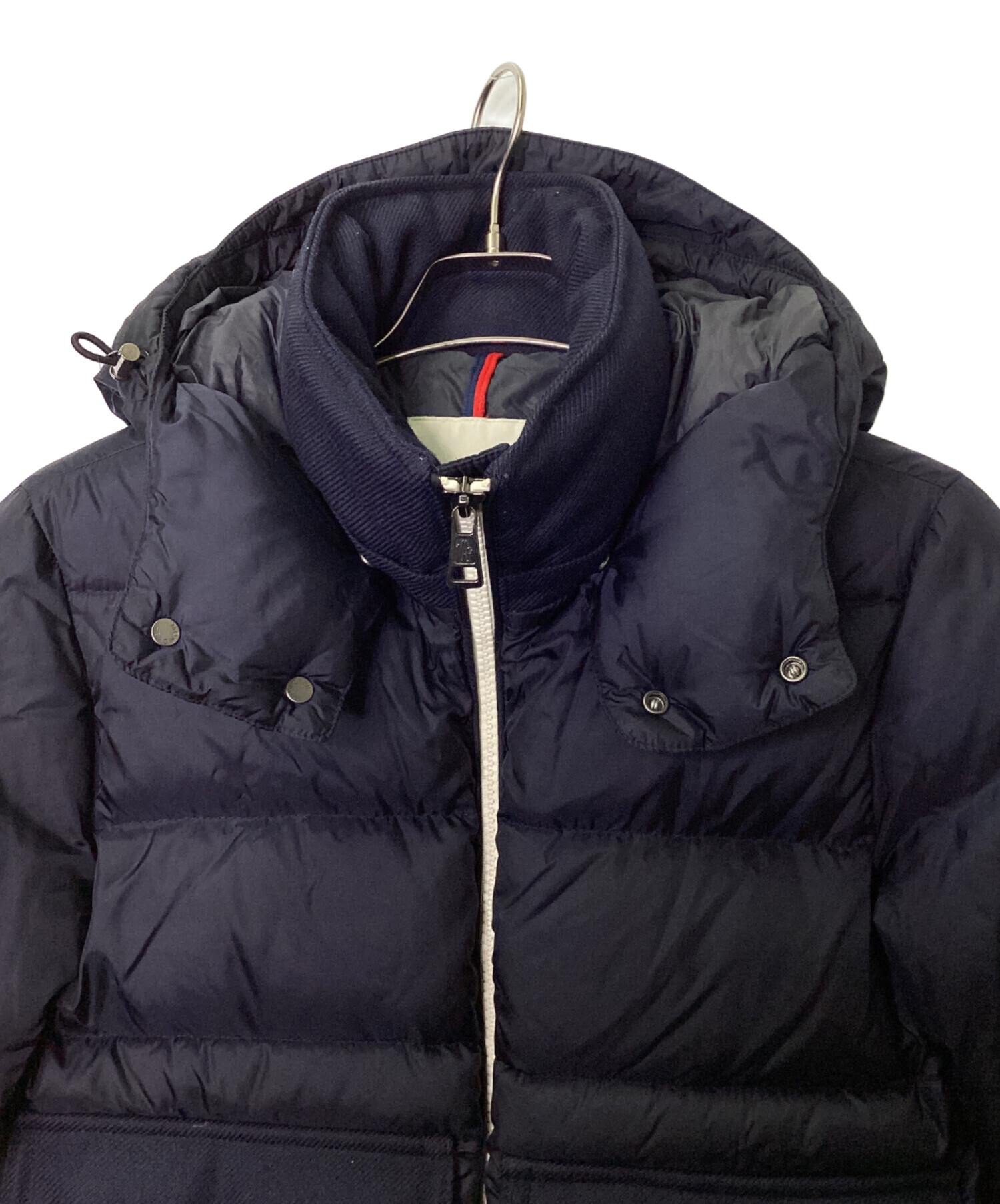 中古・古着通販】MONCLER (モンクレール) ダウンジャケット ネイビー