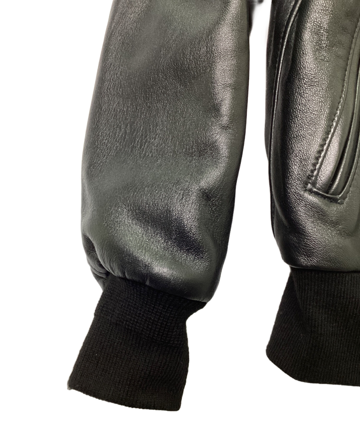 中古・古着通販】schott (ショット) レザーヴァーシティージャケット