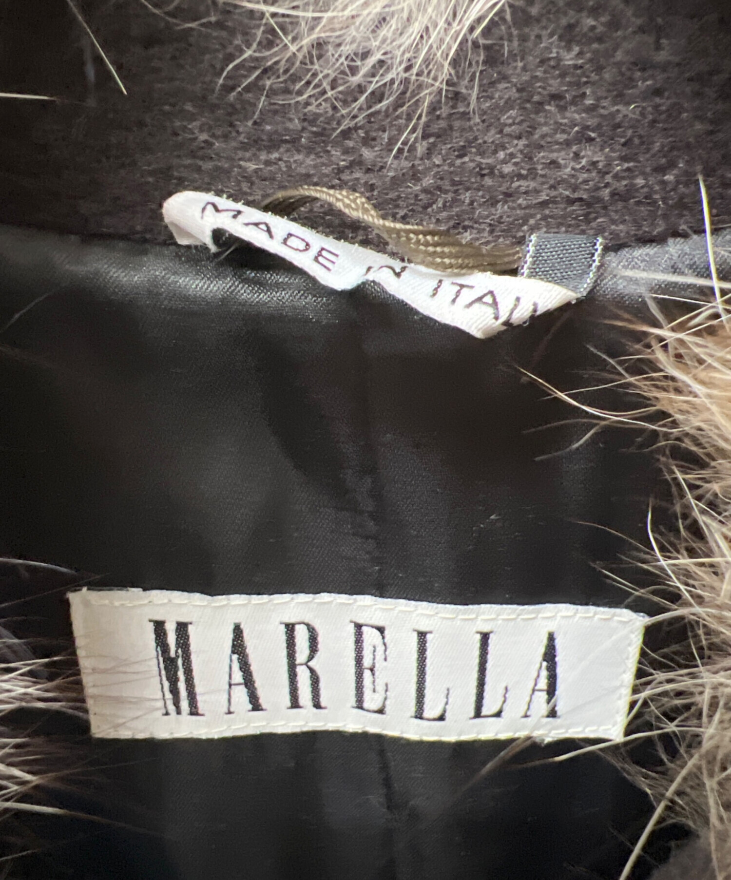 中古・古着通販】MARELLA (マレーラ) カシミヤ混コート ブラウン