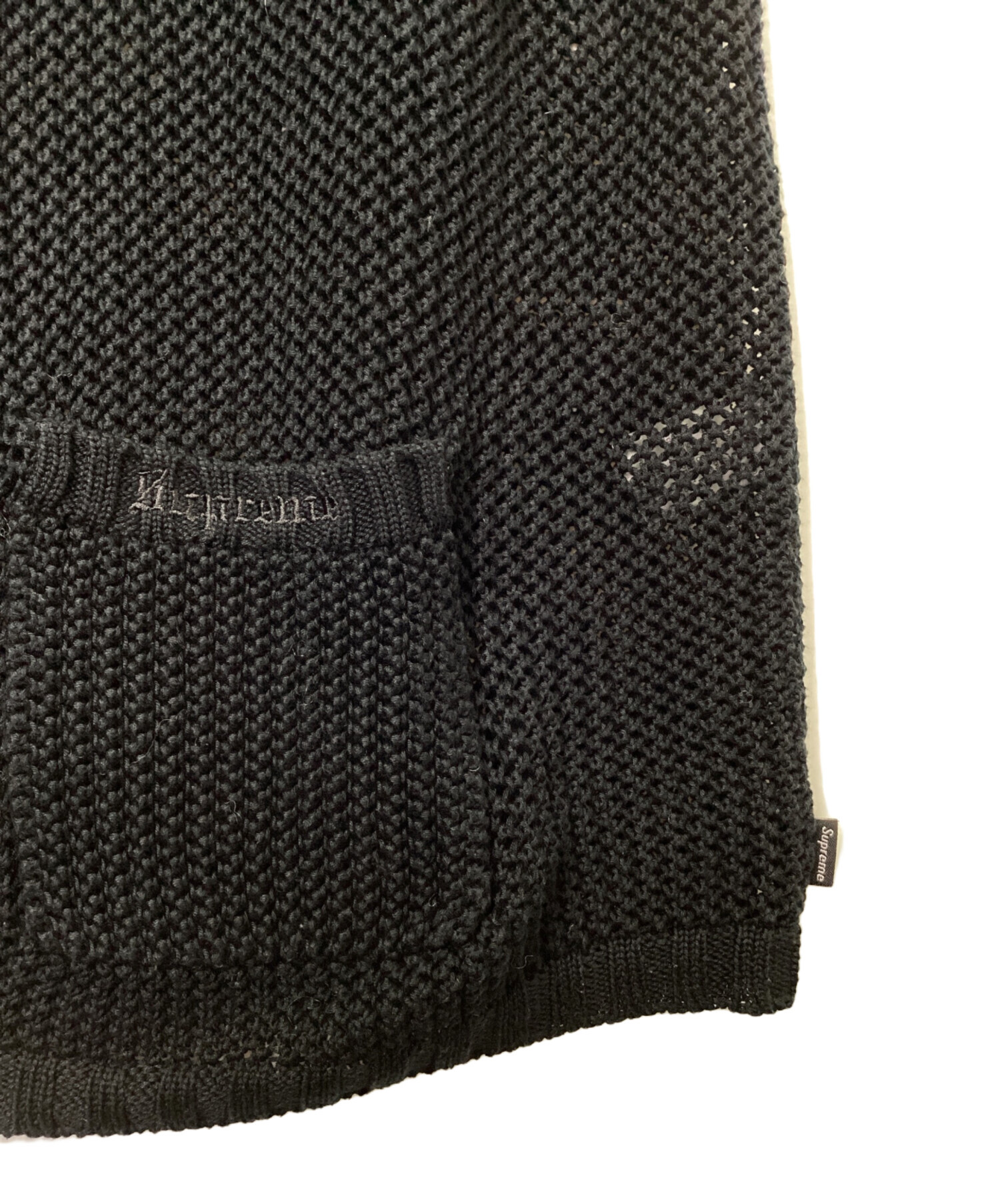 中古・古着通販】Supreme (シュプリーム) ニットベスト ブラック