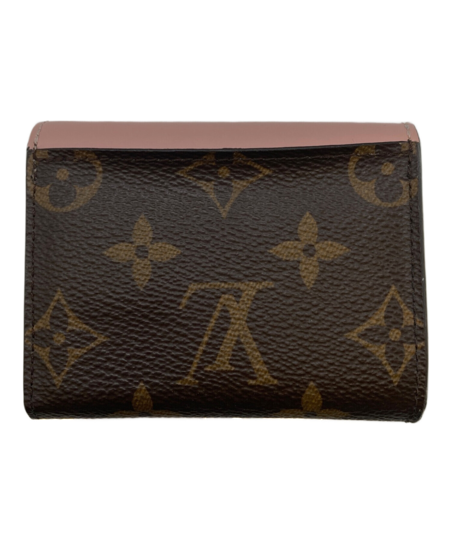 【中古】Louis Vuitton ポルトフォイユ・ゾエ　三つ折り財布 ブラウン 中古・古着通販】LOUIS VUITTON (ルイ ヴィトン) 3つ折り財布