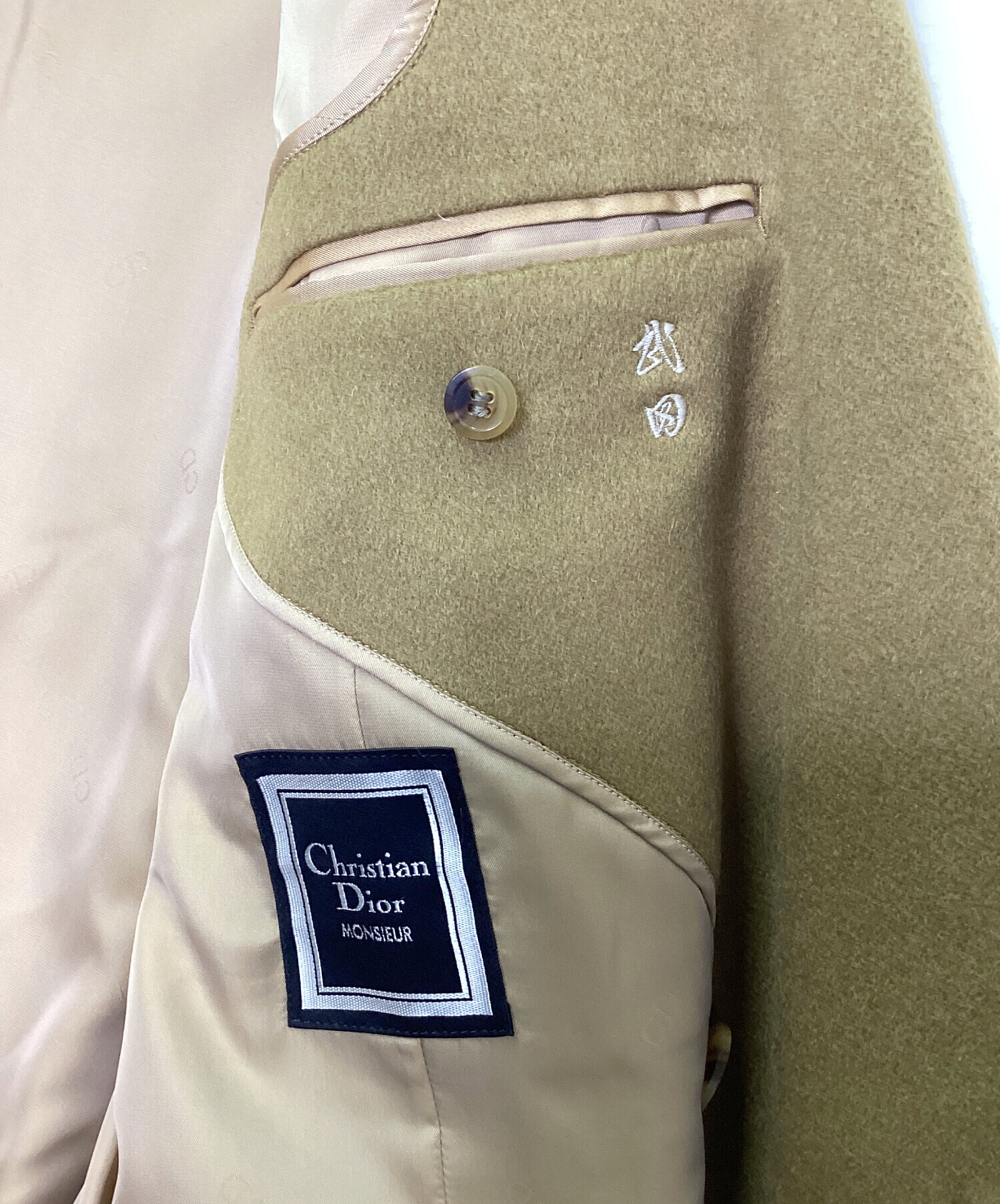 クリスチャンディオール　カシミヤ　100% ロングコート DIOR | クラシック コート カシミヤ