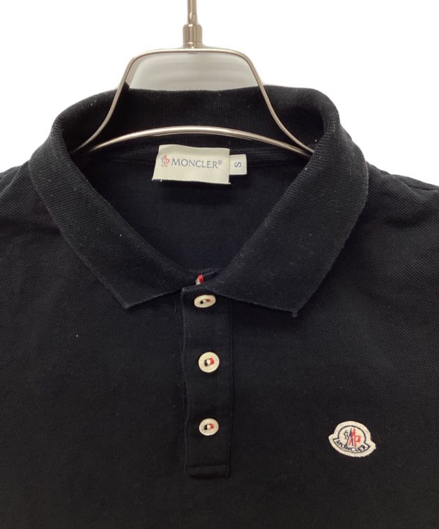 中古・古着通販】MONCLER (モンクレール) ポロシャツ ブラック サイズ