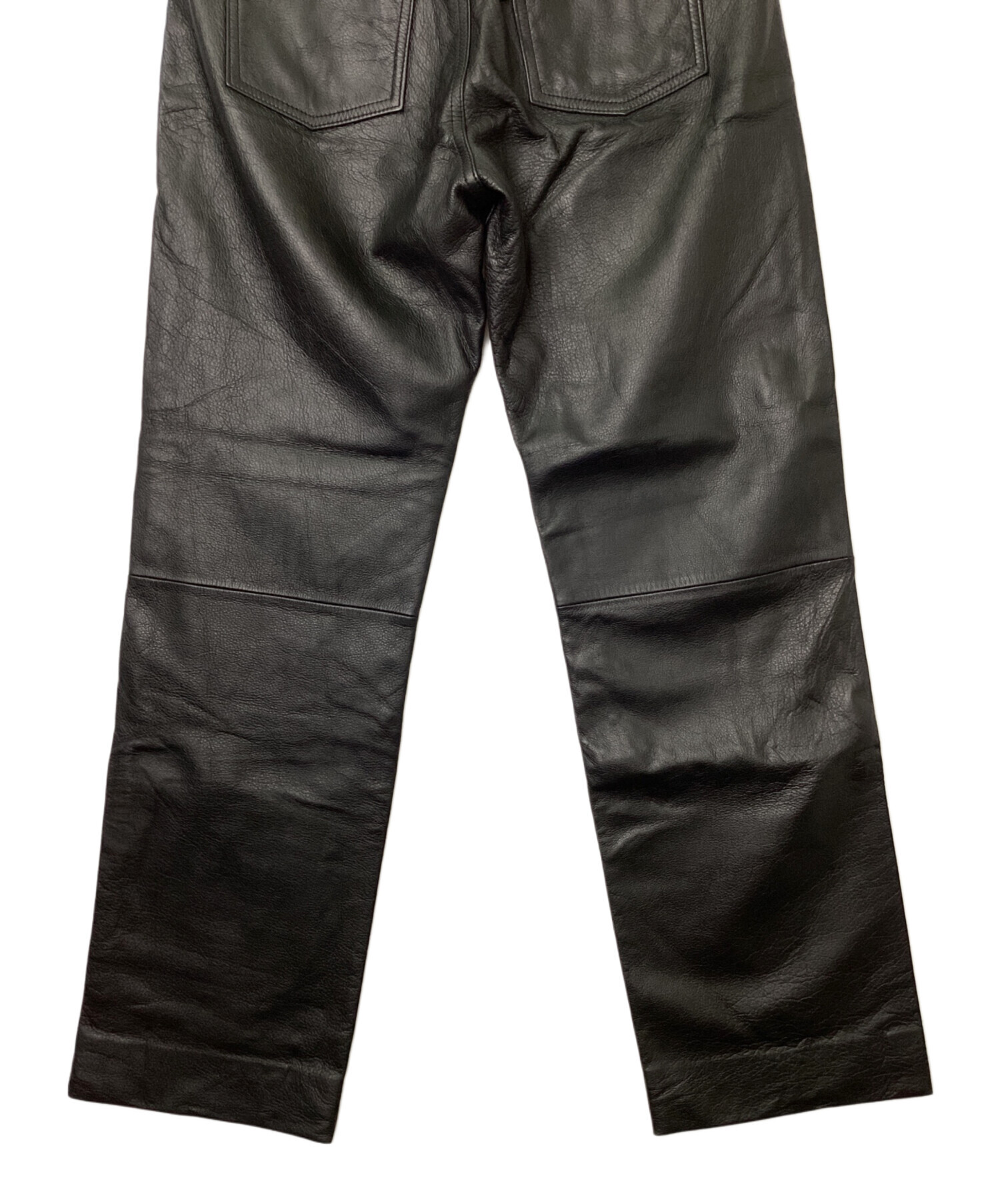 AVIREX レザー パンツ Mサイズ 黒 　　未使用　新品 1034013198484039_09_5459w.jpeg