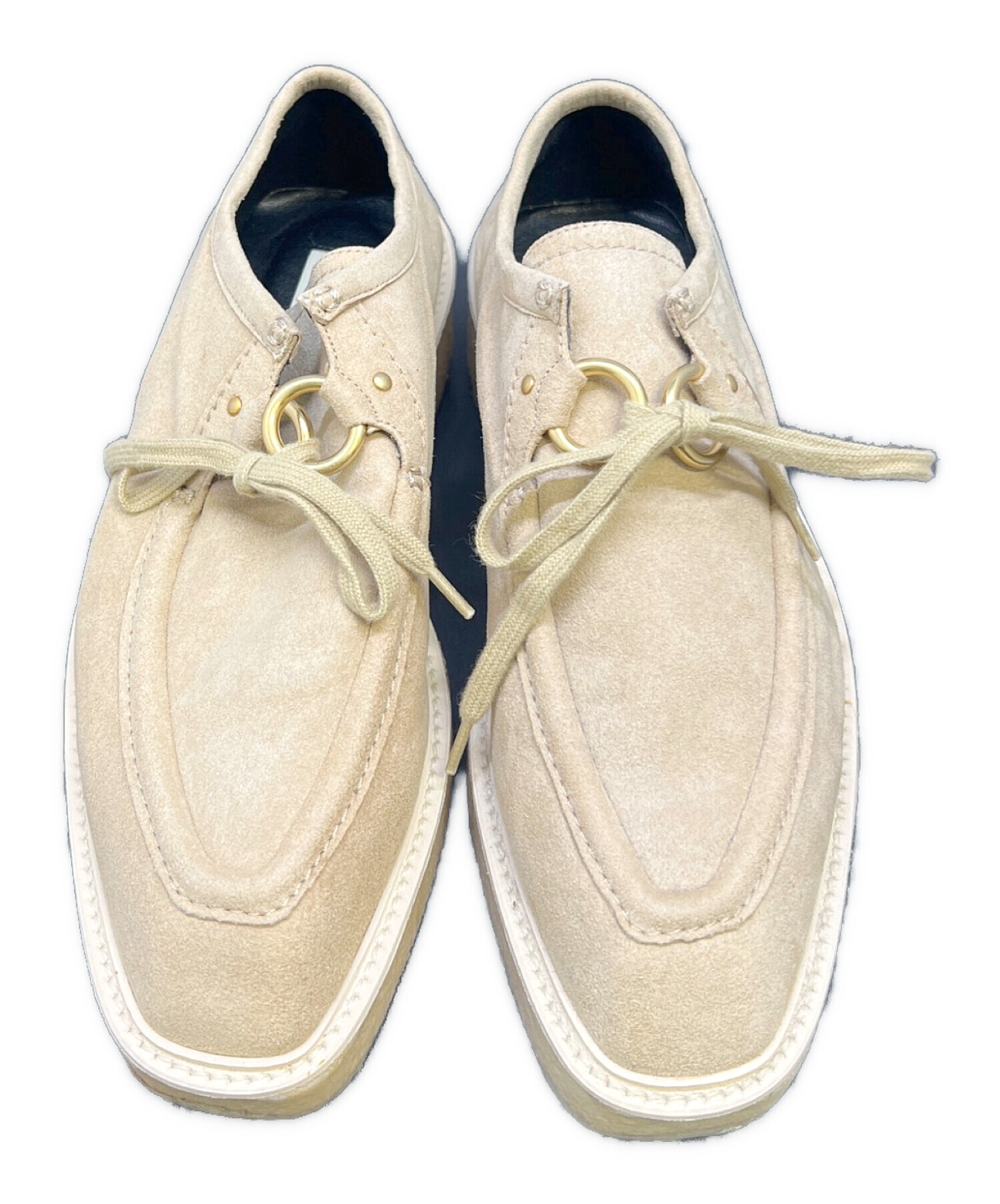 STELLA McCARTNEY ベージュ 厚底シューズ 中古・古着通販】STELLA McCARTNEY (ステラマッカートニー) スエード