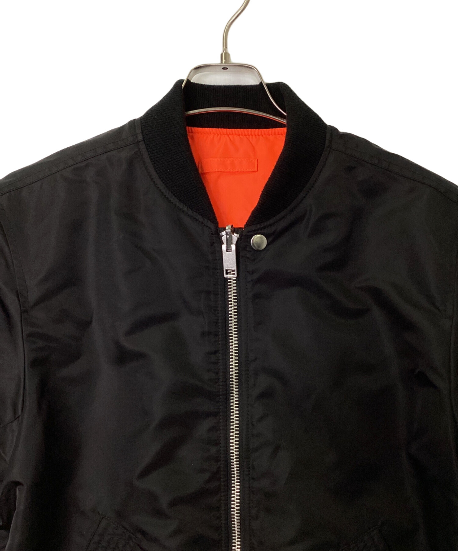 中古・古着通販】DIESEL (ディーゼル) ブルゾン ブラック×オレンジ